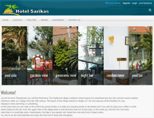 Tablet Screenshot of hotelsarikas.net